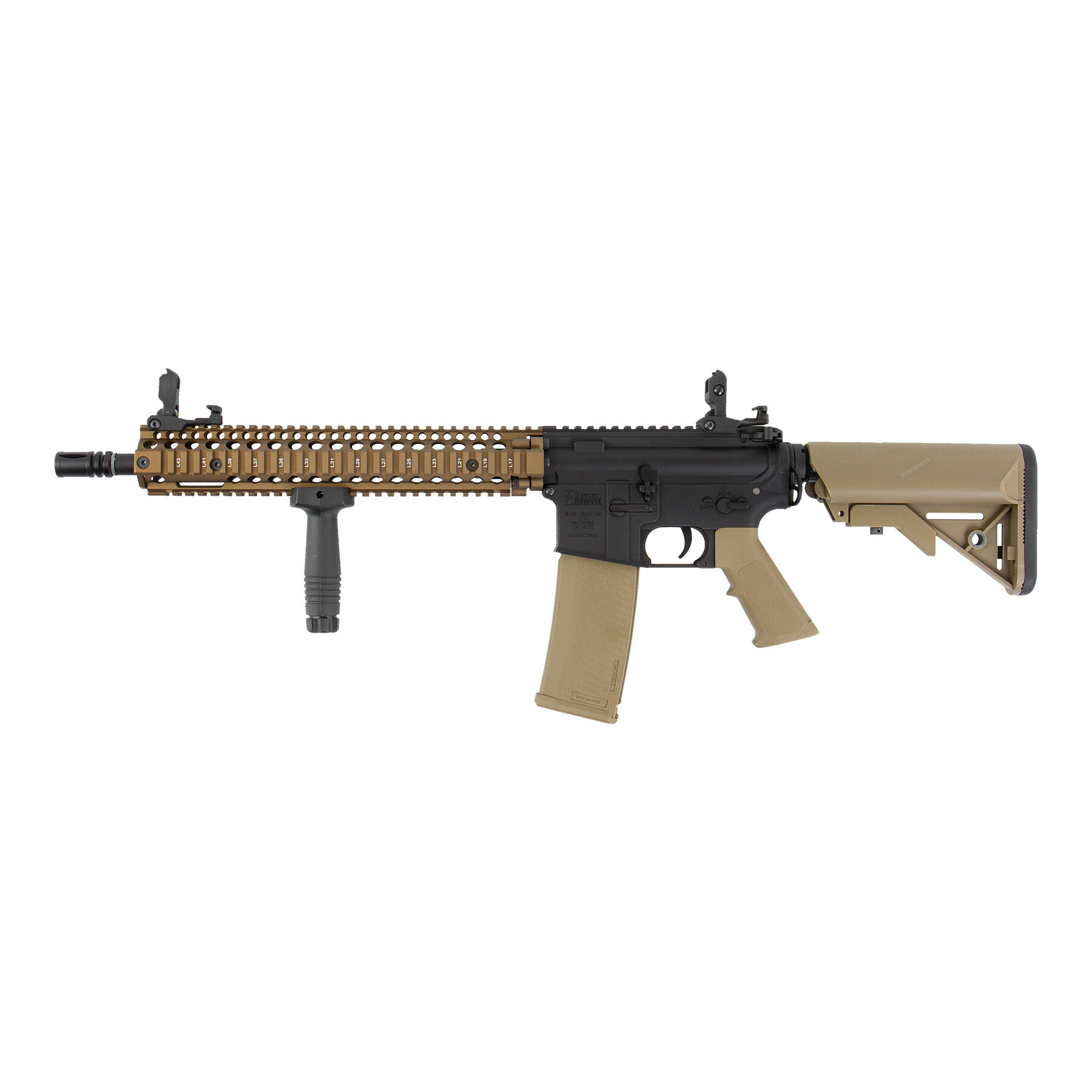 Sa E Edge Daniel Defense Mk S Aeg Chaos Bronze Sniper Airsoft