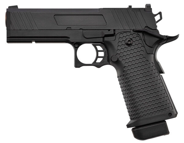 Golden Eagle 4.3 Hi-Capa GBB Airsoft Pistole, Black/Bronze - Bild 1