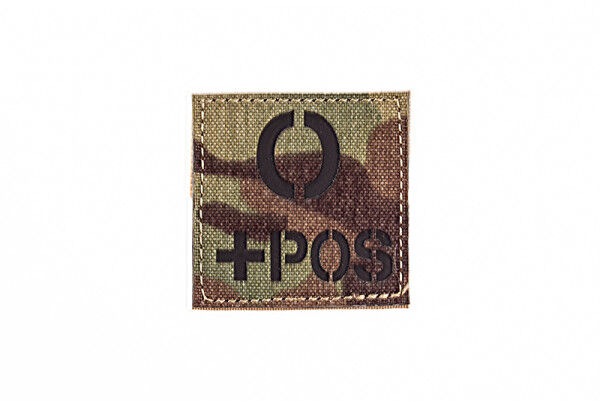 Blood Type 0+ Laser Patch, Multicam - Bild 1