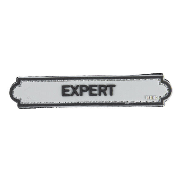 3D PVC Patch Expert tab, grey - Bild 1