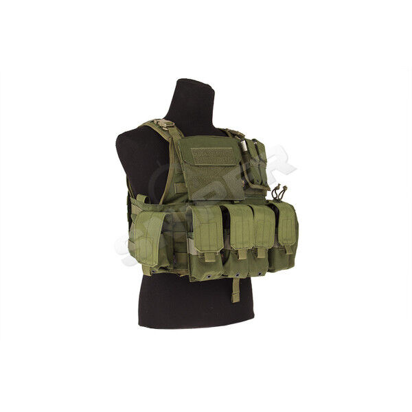 MOLLE Plate Carrier with Pouch Set, OD Green - Bild 1