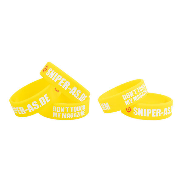 5er Set Sniper AS Magazinbänder, Bracelet, Yellow - Bild 1