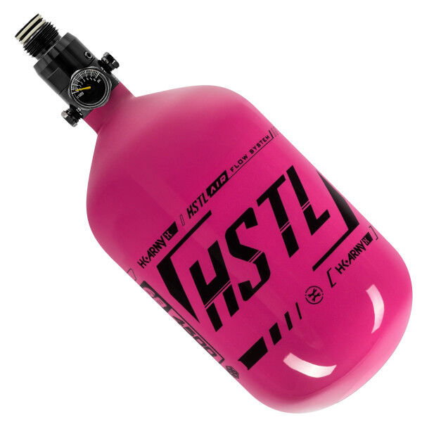 HK Army HSTL Carbon Fiber Tank w/ Regulator 68/4500, Neon Pink/Black - Bild 1