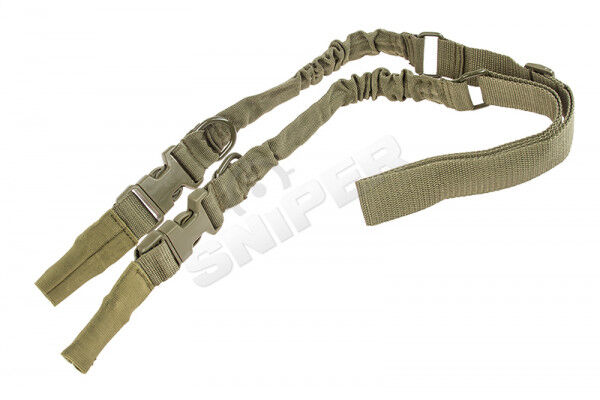 One Point to Two Point Bungee Sling, OD Green - Bild 1