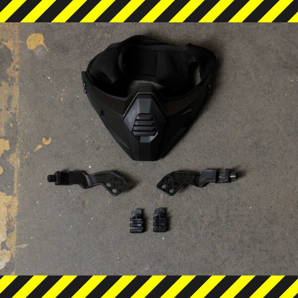 B-Ware Multi Protective Helm &amp; Neoprene Mask, Black - Bild 1