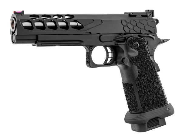 Lancer Tactical LTX-7B Stryk Hi-Capa GBB Softairpistole, Black - Bild 1