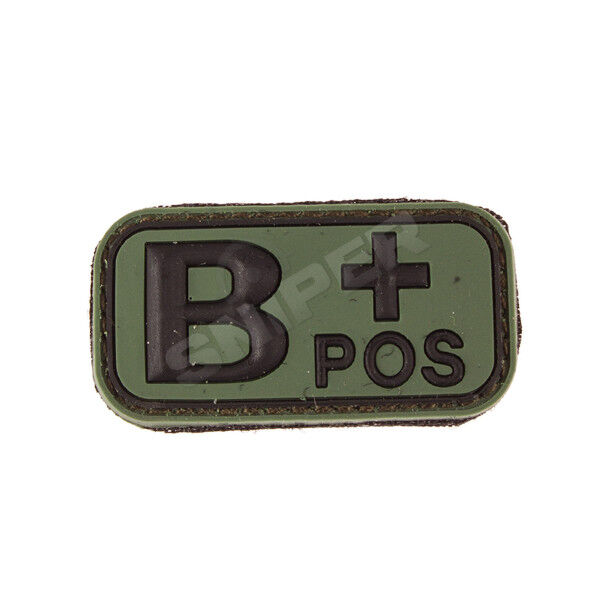 Blood Type 3D PVF Patch B+, od (B169) - Bild 1