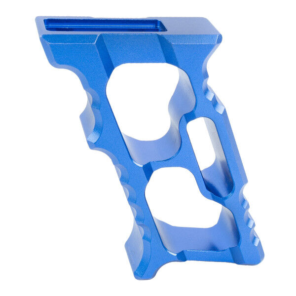 M-Lok / Keymod Aluminum Angled Forward Grip, Blue - Bild 1