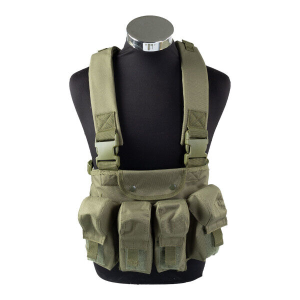 Tactical Chest Rig Vest, Olive - Bild 1