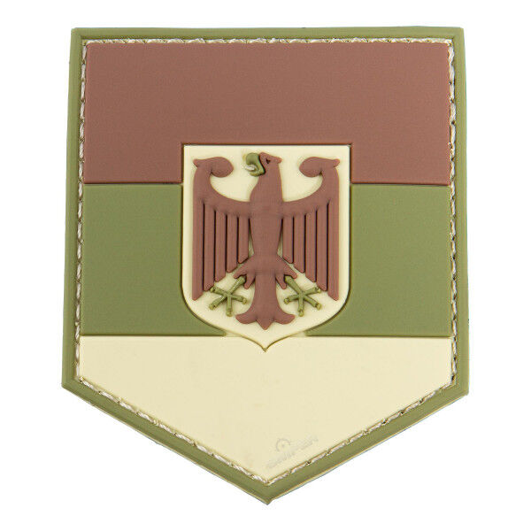 3D PVC Patch German shield, desert - Bild 1