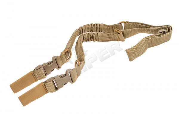 One Point to Two Point Bungee Sling, Tan - Bild 1