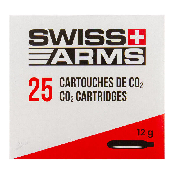 Swiss Arms 12gr. CO2 Kapseln, 25er Pack - Bild 1