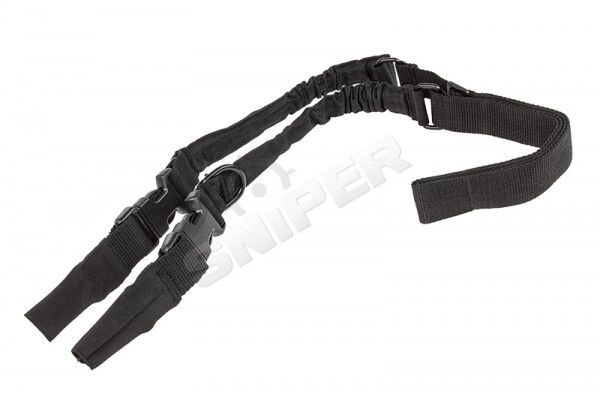One Point to Two Point Bungee Sling, Black - Bild 1
