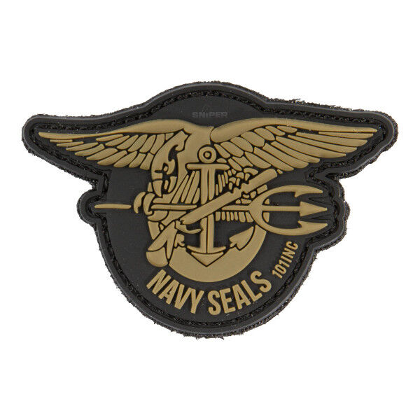 Navy Seals Patch PVC, green - Bild 1