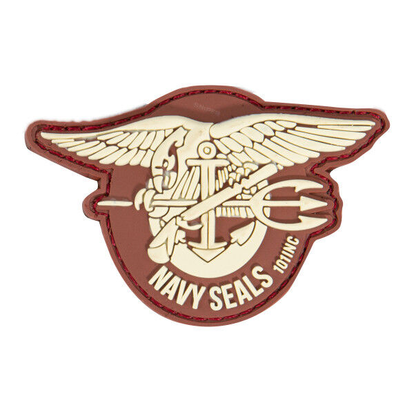 Navy Seals Patch PVC, brown - Bild 1
