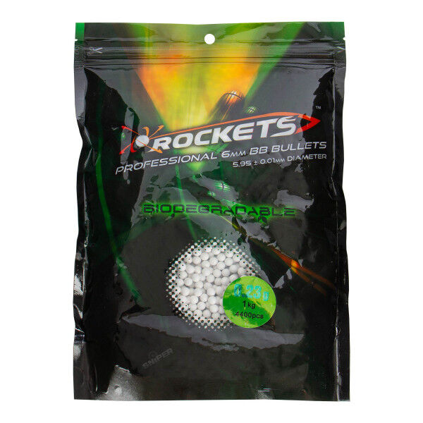 Rockets Professional 0,23g Bio BBs, 1kg Beutel - Bild 1