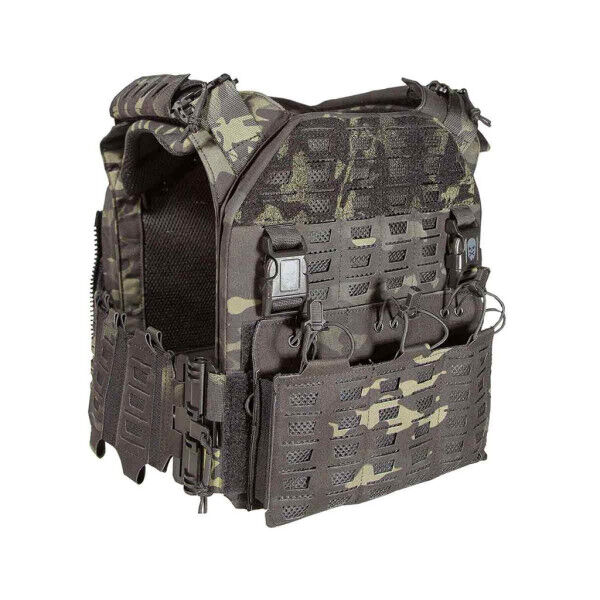 Corso Tactical Plate Carrier MK4 Plattenträger, Black Camo - Bild 1