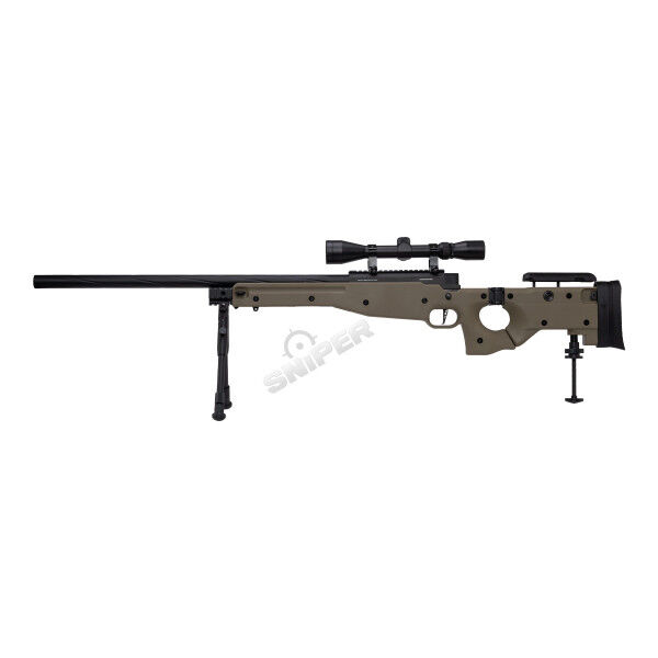 Specna Arms SA-S14 Sniper Rifle High-Power w/ Scope &amp; Bipod, Tan - Bild 1