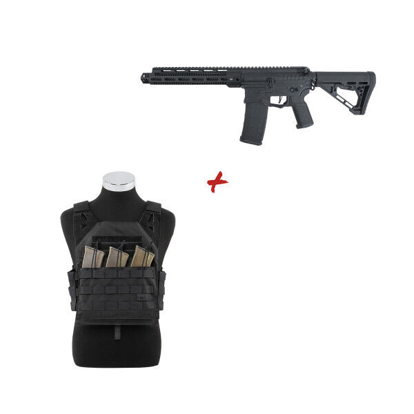Bundle Deal - Zion Arms M4 M-Lok 10&quot; (S)AEG, Black - Bild 1