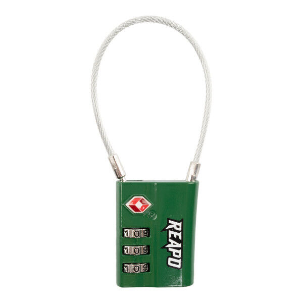 Reapo XL Zahlenschloss TSA lock, Dark Green - Bild 1