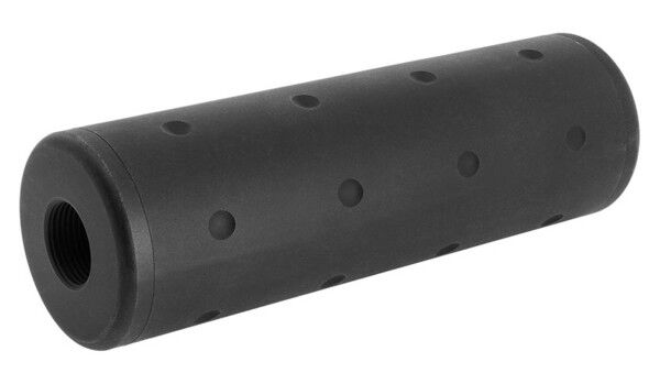BO 110mm Short Universal Silencer, Black - Bild 1