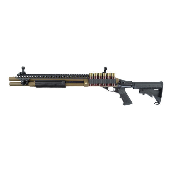 M870 AR Tactical Tri-Shot Gas Action Shotgun, Tan - Bild 1