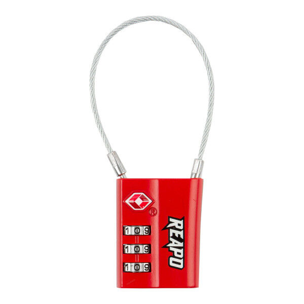 Reapo XL Zahlenschloss TSA lock, Red - Bild 1