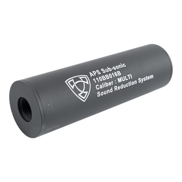 APS 110mm Silencer, 14mm CCW, Black - Bild 1