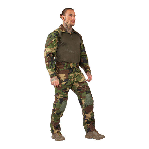 Delta Tactics Combat Uniform Set, Woodland - Bild 1