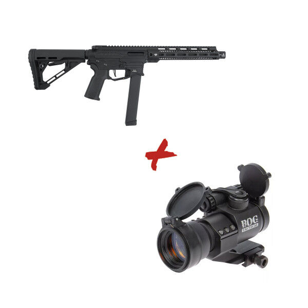 Limited Edition Zion Arms PW9 M-Lok 10&quot; (S)AEG w/Free Red Dot, Black - Bild 1