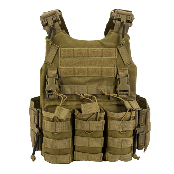 SixMM Tactical Plattenträger, Tan - Bild 1