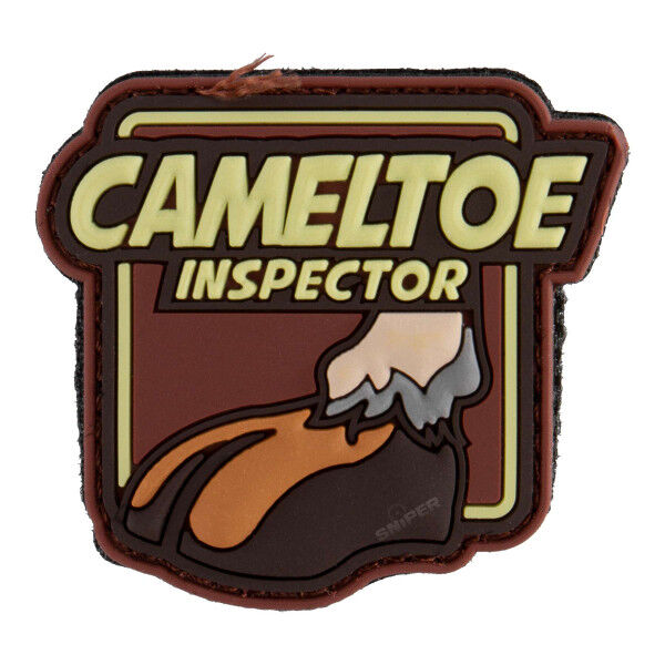 Patch PVC Cameltoe Inspector, braun - Bild 1