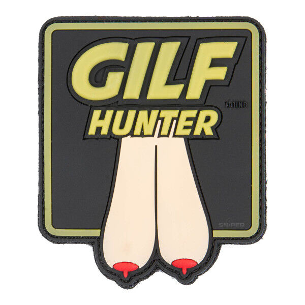 Gilf Hunter PVC Patch, coyote large - Bild 1