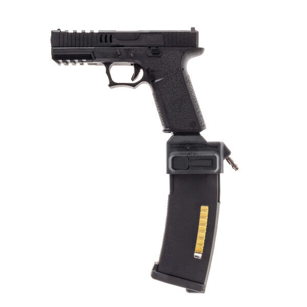 SAC x AW Custom VX7 Mod.2 Precut HPA Softair Pistole, Black - Bild 1