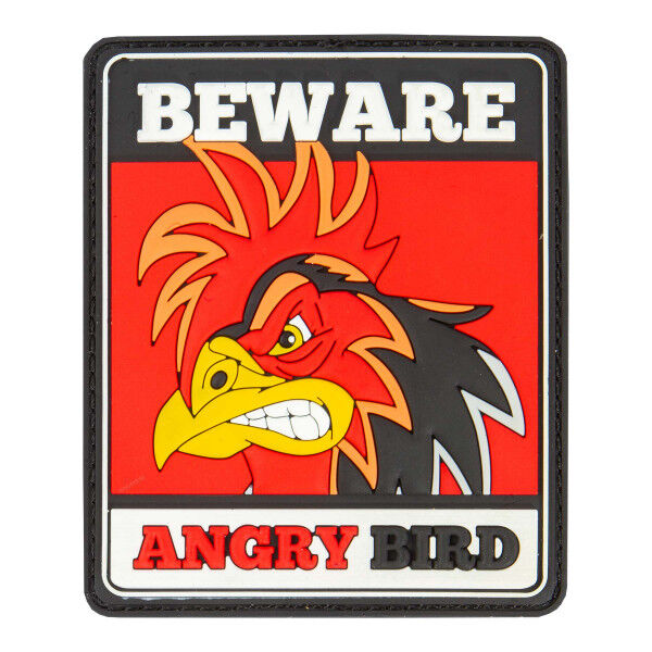 Patch 3D PVC beware angry bird - Bild 1