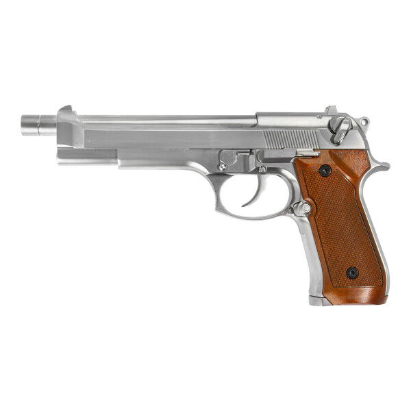 WE M92L Full Metal Silver GBB Softair Pistole - Bild 1
