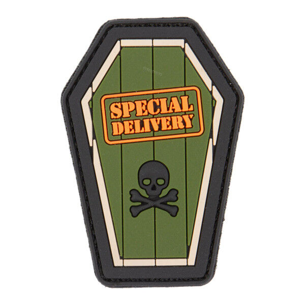 3D PVC Patch Special Delivery, green - Bild 1
