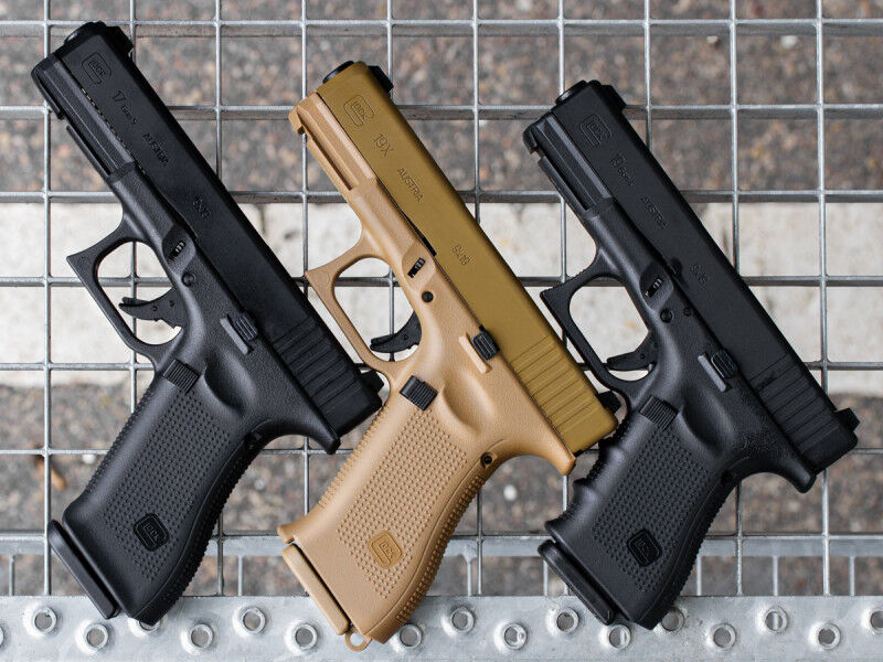 Glock 17 Gen 5, Glock 19X, Glock 19 Gen 4