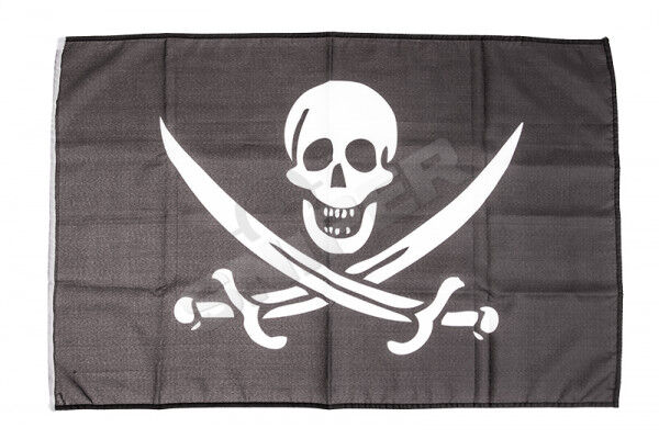 Navy Jolly Roger Flag - Bild 1