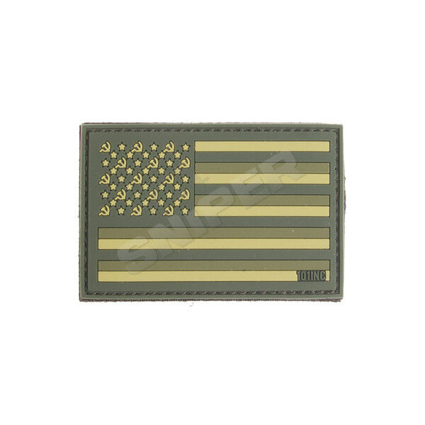 Sovjet PVC Patch, green (B101) - Bild 1