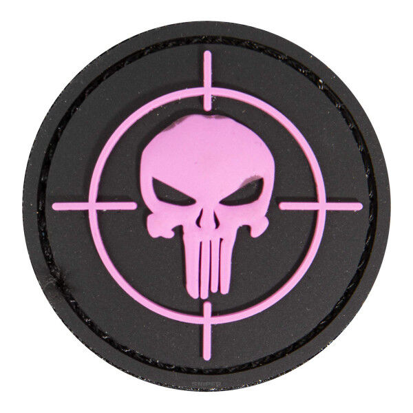 3D PVC Patch Punisher sight, pink - Bild 1