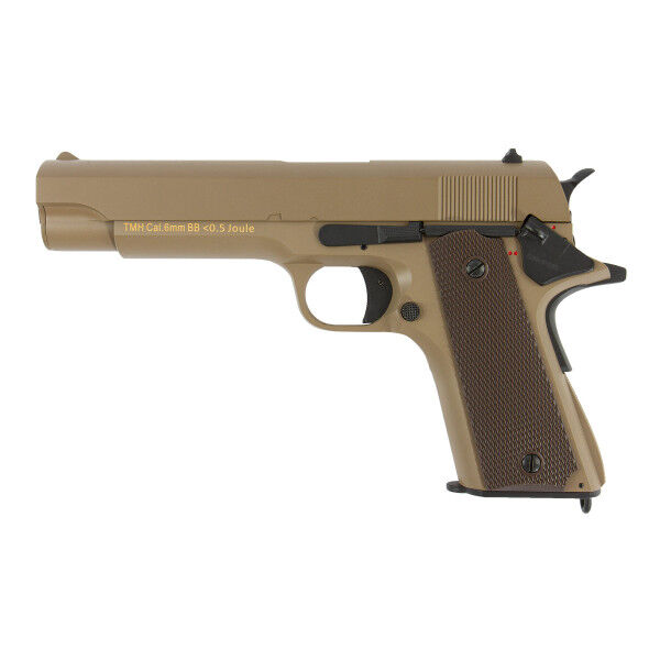 Cyma CM123 M1911 Tan AEP, 0,5 Joule Softair Pistole - Bild 1