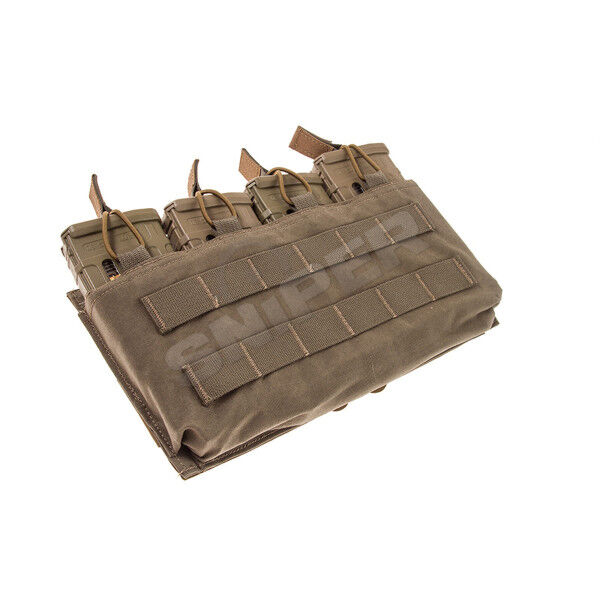 Quad M4 Mag Pouch, Open top in Ranger Green - Bild 1