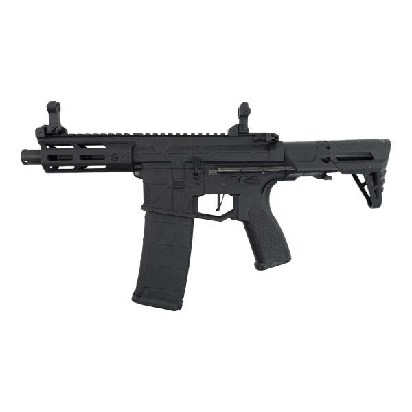 Evolution Ghost XS EMR PDW AEG &lt;0,5 Joule Softair Gewehr, Black - Bild 1