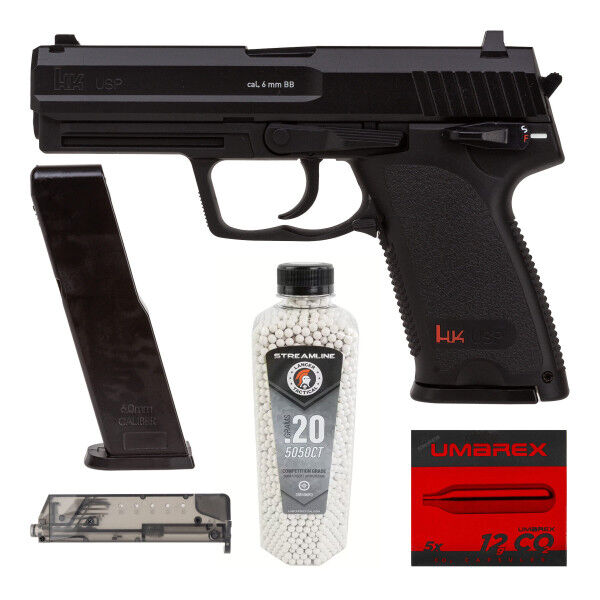 Bundle Deal #1 - Heckler und Koch USP Co2 NBB Softair Pistole - Bild 1