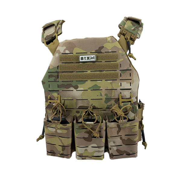 SixxMM Plattenträger Tactical LLC, Camo - Bild 1