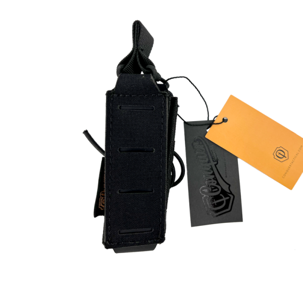 Conquer Single Pistol Mag Pouch, Black - Bild 1