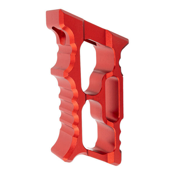 M-Lok / Keymod Aluminum Angled Forward Grip, Red - Bild 1