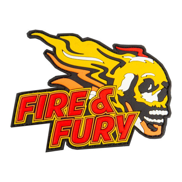 3D PVC Patch Fire &amp; Fury - Bild 1