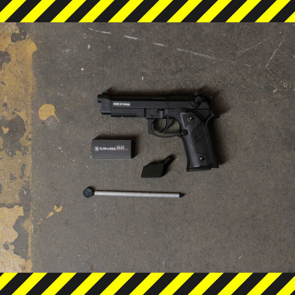 B-Ware KJ Works M9 Vertec Full Metal GBB Softair Pistole - Bild 1